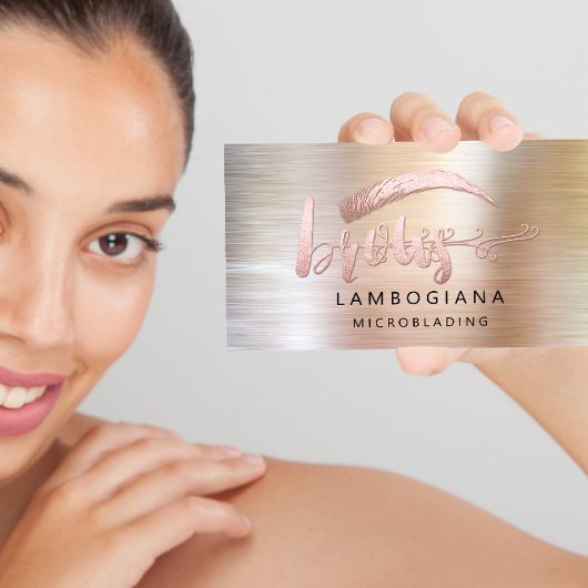 Brews Logo Microblade Social Media Roos Brush Visitekaartje