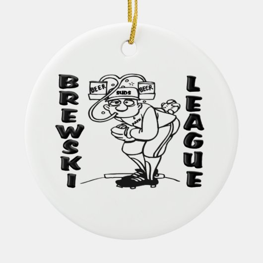 Brewski League Keramisch Ornament (Voorkant)