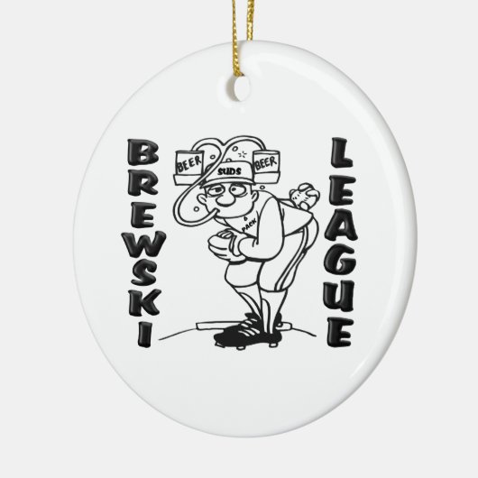 Brewski League Keramisch Ornament (Links)