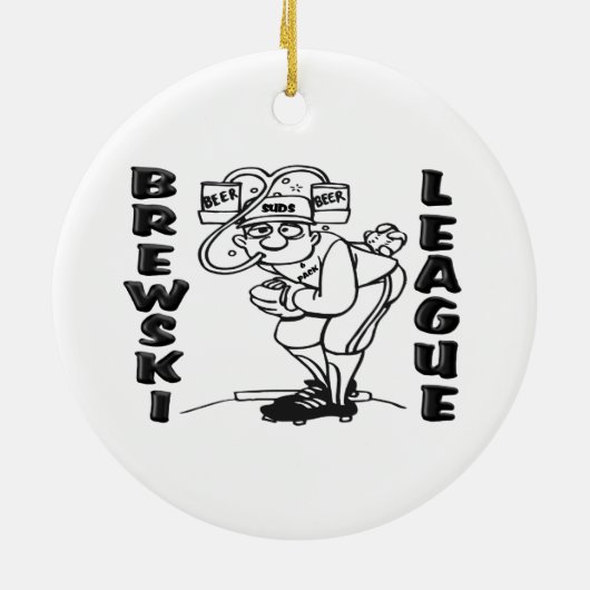 Brewski League Keramisch Ornament (Achterkant)