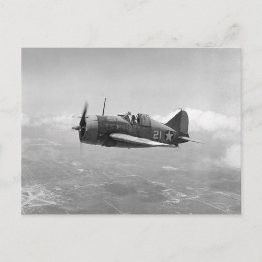 Brewster Buffalo Briefkaart (Voorkant)