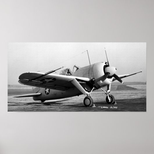 Brewster Buffalo F2A-2 Poster (Voorkant)