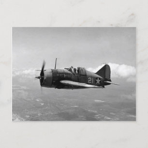 Brewster F2A Buffalo Briefkaart