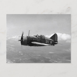 Brewster F2A Buffalo Briefkaart