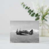 Brewster F2A Buffalo Briefkaart (Staand voorkant)