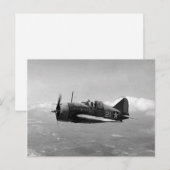 Brewster F2A Buffalo Briefkaart (Voorkant / Achterkant)