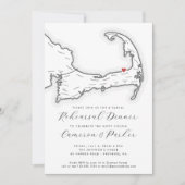 Brewster MA Casual bruiloft repetitie diner Kaart (Voorkant)