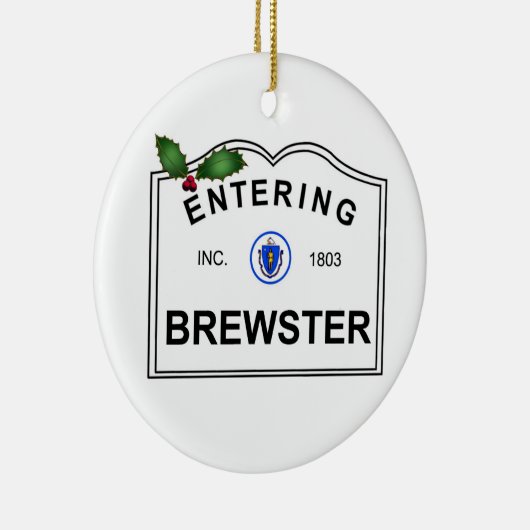 Brewster MA Keramisch Ornament (Rechts)