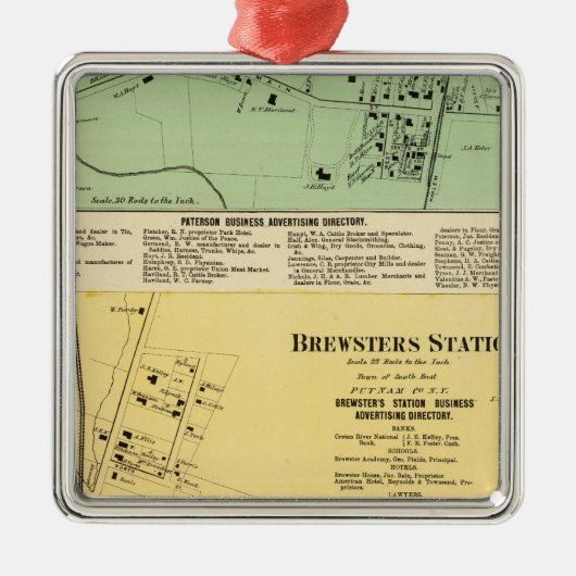 Brewsters Sta, Patterson Metalen Ornament (Voorkant)
