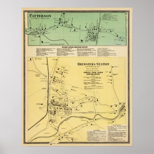 Brewsters Sta, Patterson Poster (Voorkant)