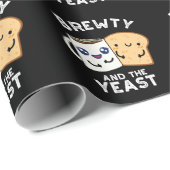 Brewty En De Gist Grappige Film Pun Dark BG Cadeaupapier (Rol Hoek)