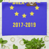 Brex-💩 2017-2019 EU-vlag/Brexit Tea Towel Theedoek (Gevouwen)