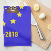 Brex-💩 2017-2019 EU-vlag/Brexit Tea Towel Theedoek (Quarter Fold)