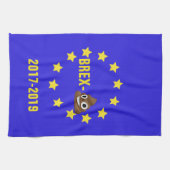 Brex-💩 2017-2019 EU-vlag/Brexit Tea Towel Theedoek (Horizontaal)