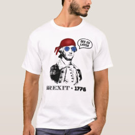 Brexit 1776 George Washington Coole Zonnebril T-shirt