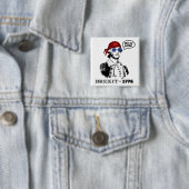 Brexit 1776 George Washington Coole Zonnebril Vierkante Button 5,1 Cm (In situ)