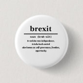 brexit badge ronde button 3,2 cm (Voorkant)