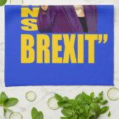 BREXIT: BREXIT, Theresa May Referendum quote: Theedoek (Gevouwen)