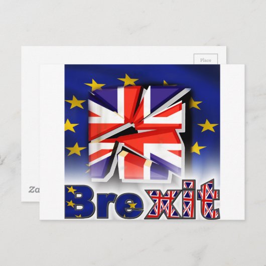 brexit briefkaart (Voorkant / Achterkant)