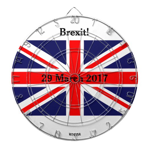 Brexit British Dartbord (Voorkant)