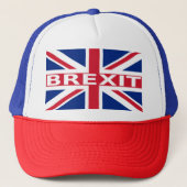 Brexit British Flag Trucker Pet (Voorkant)