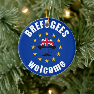 Brexit BugeWelkom Keramisch Ornament