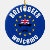 Brexit BugeWelkom Keramisch Ornament (Voorkant)
