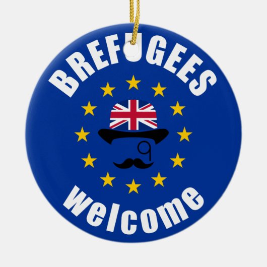 Brexit BugeWelkom Keramisch Ornament (Voorkant)