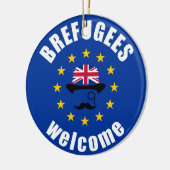 Brexit BugeWelkom Keramisch Ornament (Links)