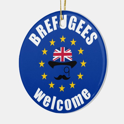Brexit BugeWelkom Keramisch Ornament (Links)