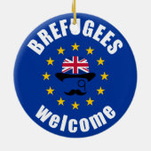 Brexit BugeWelkom Keramisch Ornament (Achterkant)
