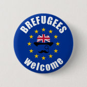 Brexit BugeWelkom Ronde Button 5,7 Cm (Voorkant)