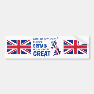 BREXIT GROOT-BRITTANNIË BUMPERSTICKER