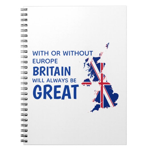 BREXIT GROOT-BRITTANNIË NOTITIEBOEK (Voorkant)