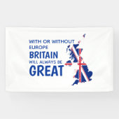 BREXIT GROOT-BRITTANNIË SPANDOEK (Horizontaal)