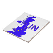 BREXIT "IN" UNION JACK TEGELTJE (Zijkant)
