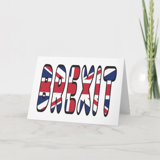 Brexit Kaart (Voorkant)