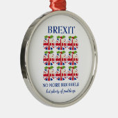 BREXIT | Kerstmis | EU-aansluiting Metalen Ornament (Rechts)