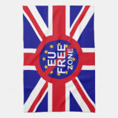 Brexit/Onafhankelijkheidsdag Theedoek (Verticaal)