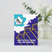Brexit Party Papa's Leger Briefkaart (Staand voorkant)