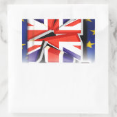 brexit rechthoekige sticker (Tas)
