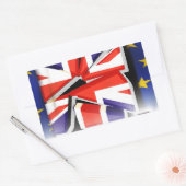 brexit rechthoekige sticker (Envelop)