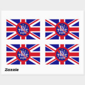 Brexit Rechthoekige Sticker (Vel)