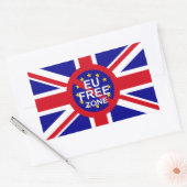 Brexit Rechthoekige Sticker (Envelop)