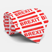 Brexit Red Stamp Stropdas (Opgerold)