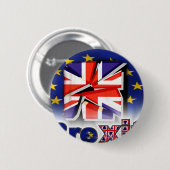 brexit ronde button 5,7 cm (Voorkant /achterkant)
