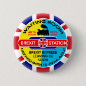 Brexit Ronde Button 5,7 Cm (Voorkant)