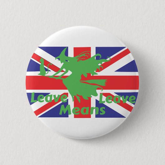brexit ronde button 5,7 cm (Voorkant)