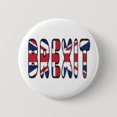 Brexit Ronde Button 5,7 Cm (Voorkant)