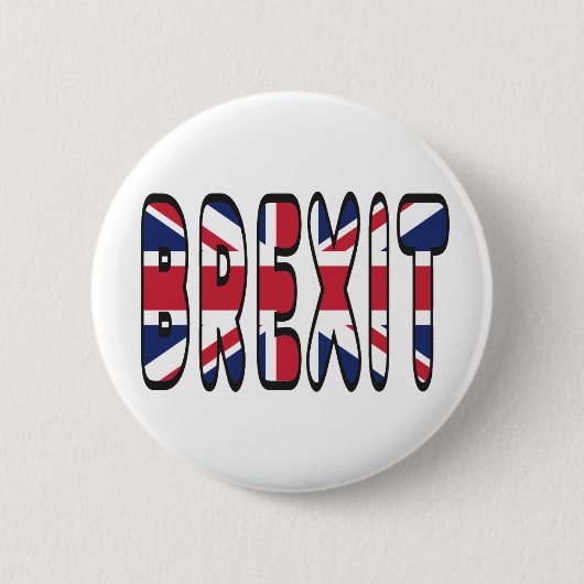 Brexit Ronde Button 5,7 Cm (Voorkant)
